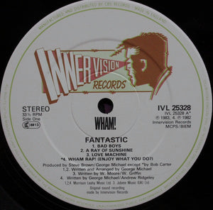 Wham! : Fantastic (LP, Album)