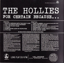 Load image into Gallery viewer, The Hollies : For Certain Because... (LP, Album, Mono)
