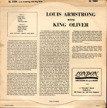 Load image into Gallery viewer, King Oliver's Creole Jazz Band : Louis Armstrong With King Oliver (10", Comp)
