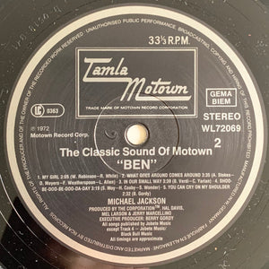 Michael Jackson : Ben (LP, Album, RE)