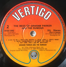 Load image into Gallery viewer, Graham Parker And The Rumour : The Best Of Graham Parker And The Rumour (LP, Comp)
