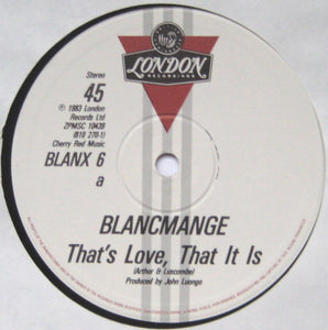 Blancmange : That's Love, That It Is (12", Single)