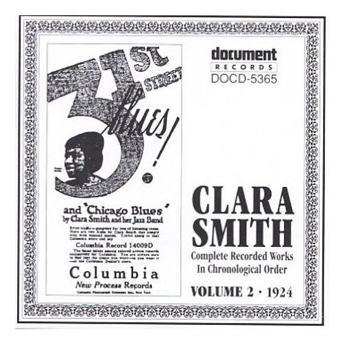 Clara Smith : Complete Recorded Works In Chronological Order Volume 2 (1924) (CD, Comp, RM)