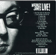 Load image into Gallery viewer, McKinley James (3) : Live! (CD, Album)
