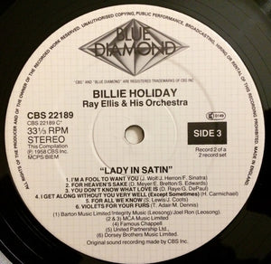 Billie Holiday : Lady Day / Lady In Satin (2xLP, Comp, Mono, RE, RM)