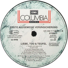 Load image into Gallery viewer, Verunsicherung (Erste Allgemeine)* : Liebe, Tod &amp; Teufel (Teil 1) (LP, Album)
