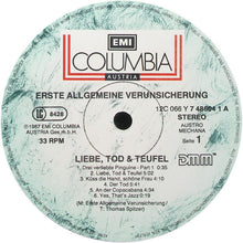 Load image into Gallery viewer, Verunsicherung (Erste Allgemeine)* : Liebe, Tod &amp; Teufel (Teil 1) (LP, Album)

