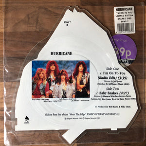 Hurricane (9) : I'm On To You (7", Shape, Single, Pic)