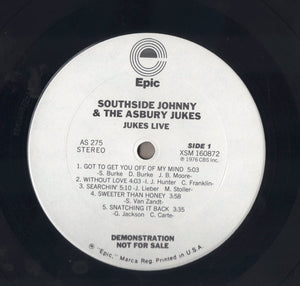 Southside Johnny & The Asbury Jukes : Jukes Live At The Bottom Line (LP, Album, Promo)
