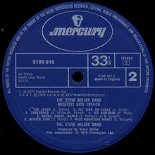 Load image into Gallery viewer, The Steve Miller Band* : Greatest Hits 1974-78 (LP, Comp)
