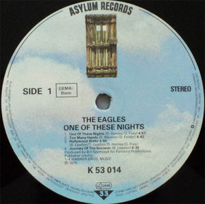 Eagles : One Of These Nights (LP, Album, RE)