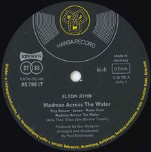 Load image into Gallery viewer, Elton John : Madman Across The Water (LP, Album, Gat)
