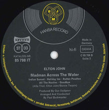 Load image into Gallery viewer, Elton John : Madman Across The Water (LP, Album, Gat)

