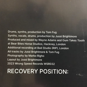 Gum Takes Tooth : Recovery Position (LP, Album)