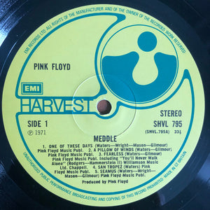 Pink Floyd : Meddle (LP, Album, RE)