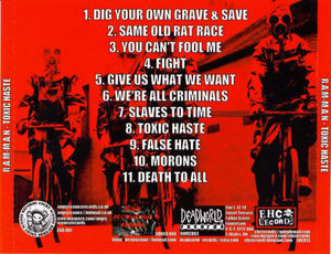 R.A.M-M.A.N : Toxic Haste (CD, Album)