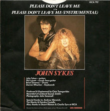 Load image into Gallery viewer, John Sykes : Please Don't Leave Me (7", Single)
