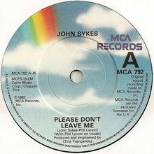 Load image into Gallery viewer, John Sykes : Please Don't Leave Me (7", Single)
