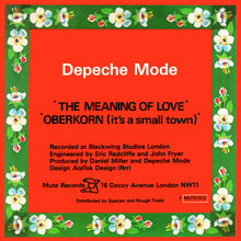 Load image into Gallery viewer, Depeche Mode : The Meaning Of Love (7", Single)
