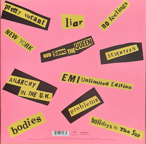 Sex Pistols : Never Mind The Bollocks Here's The Sex Pistols (LP, Album, RE, RP, 180)