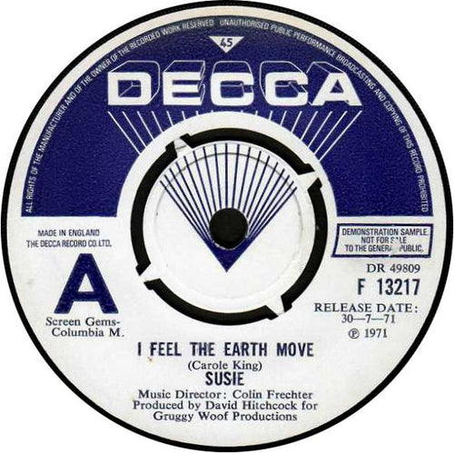 Susie (5) : I Feel The Earth Move / We Are All The Same (7