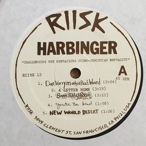Harbinger (4) : Challenging The Prevailing Judeo-Christian Doomsday Mentality E.P. (12", bla)