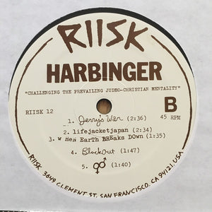 Harbinger (4) : Challenging The Prevailing Judeo-Christian Doomsday Mentality E.P. (12", bla)