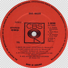 Load image into Gallery viewer, Dave Mason : Dave Mason (LP, Album)
