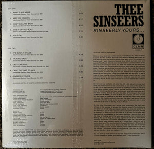 Thee Sinseers, Joey Quiñones : Sinseerly Yours (LP, Album, S/Edition, Tur)