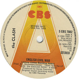 The Clash : English Civil War (Johnny Comes Marching Home) (7", Single, Promo)