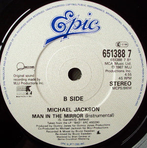 Michael Jackson : Man In The Mirror (7", Single)
