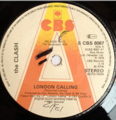 The Clash : London Calling / Armagideon Time (7", Single, Promo)