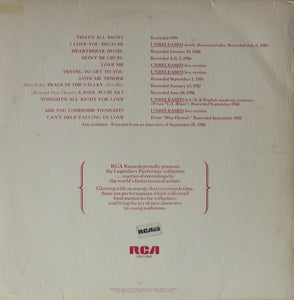 Elvis* : A Legendary Performer - Volume 1 (LP, Comp, Mono)