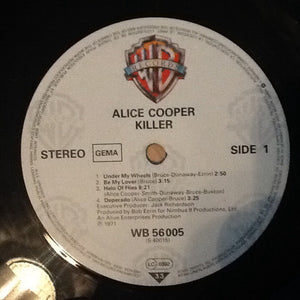 Alice Cooper : Killer (LP, Album, RE)