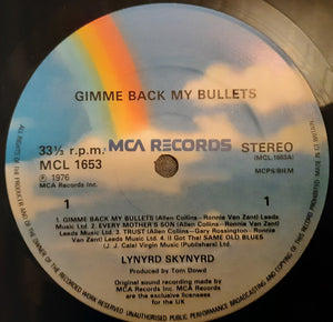 Lynyrd Skynyrd : Gimme Back My Bullets (LP, Album, RE)