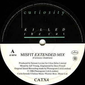 Curiosity Killed The Cat : Misfit (12", Single, RE)