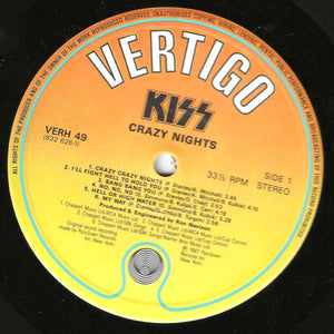 Kiss : Crazy Nights (LP, Album)