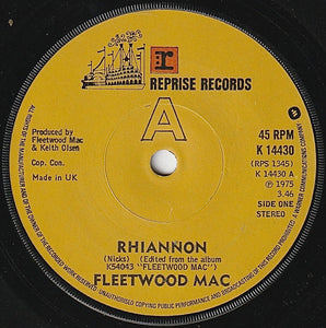 Fleetwood Mac : Rhiannon (7", Single, Sol)