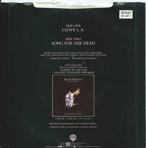 Randy Newman : I Love L.A. (7", Single)