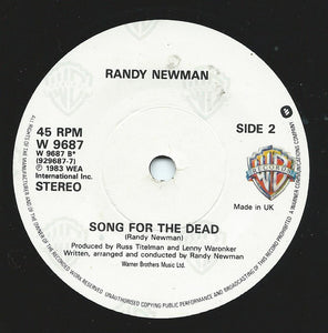 Randy Newman : I Love L.A. (7", Single)