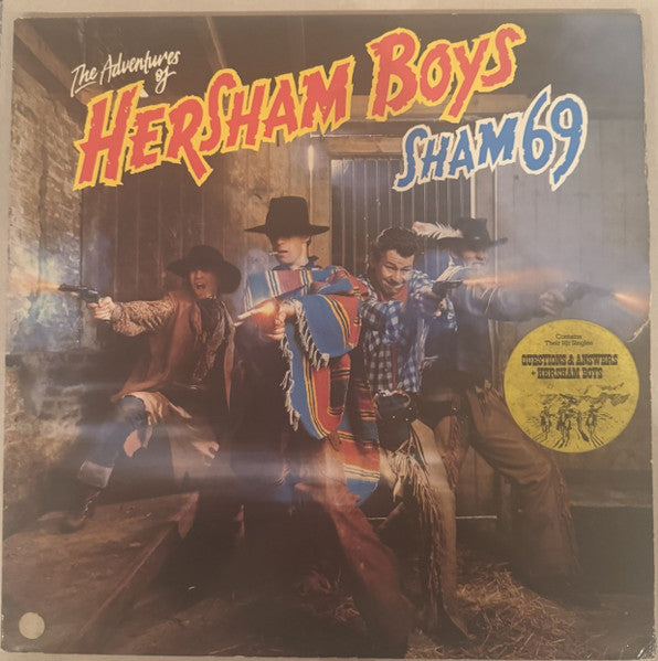 Sham 69 : The Adventures Of Hersham Boys (LP, Album, Gat + 12