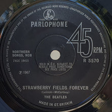 Load image into Gallery viewer, The Beatles : Strawberry Fields Forever / Penny Lane (7", Single, Mono, Sol)
