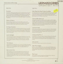 Load image into Gallery viewer, Leonard Cohen : Greatest Hits (LP, Comp)

