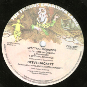 Steve Hackett : Spectral Mornings (LP, Album, Sma)
