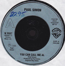 Load image into Gallery viewer, Paul Simon : You Can Call Me Al (7", Single, Sil)
