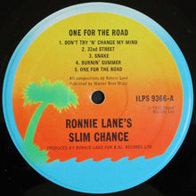 Load image into Gallery viewer, Ronnie Lane's Slim Chance* : One For The Road (LP, Album)
