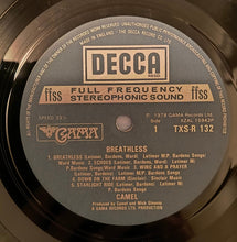 Load image into Gallery viewer, Camel : Breathless (LP, Album)
