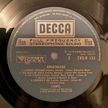 Load image into Gallery viewer, Camel : Breathless (LP, Album)
