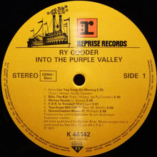 Load image into Gallery viewer, Ry Cooder : Into The Purple Valley (LP, Album, RE)
