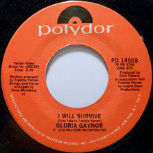 Load image into Gallery viewer, Gloria Gaynor : I Will Survive (7", Single, RP, 49 )
